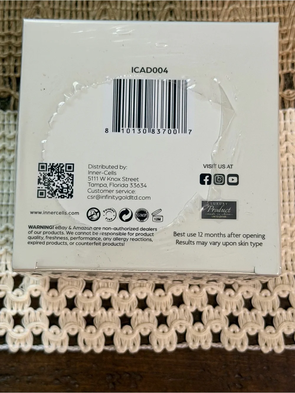 Multi-Vitamin A·C·E Magnetic Detox Mud Mask — White